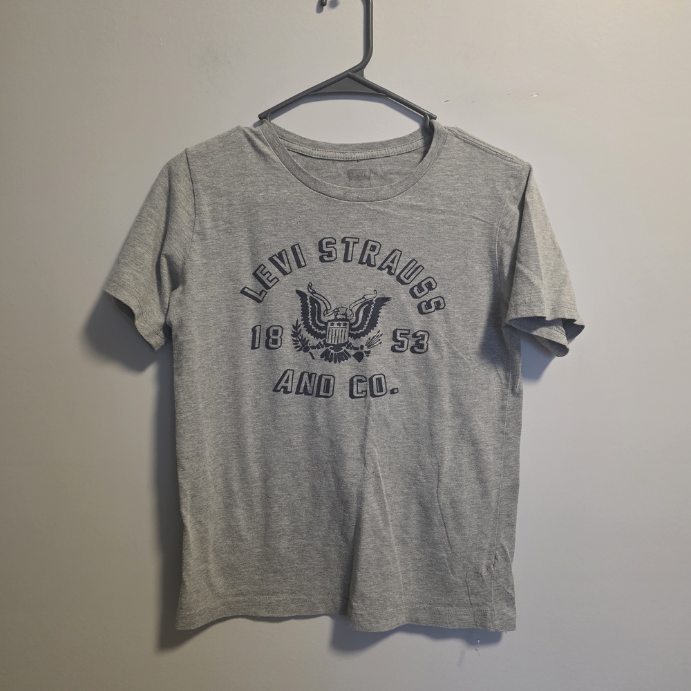 Signature by Levi Strauss Gray Kids Short Sleeve Tee